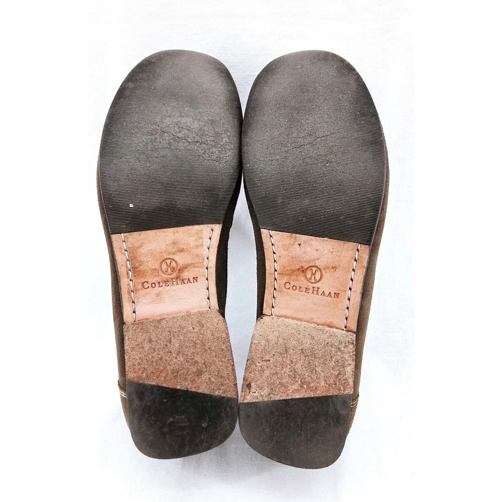Cole Haan Dark Brown Slip On Loafers - Size 8